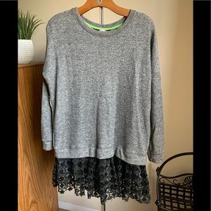 Free People Beach Sweater Tunic Top